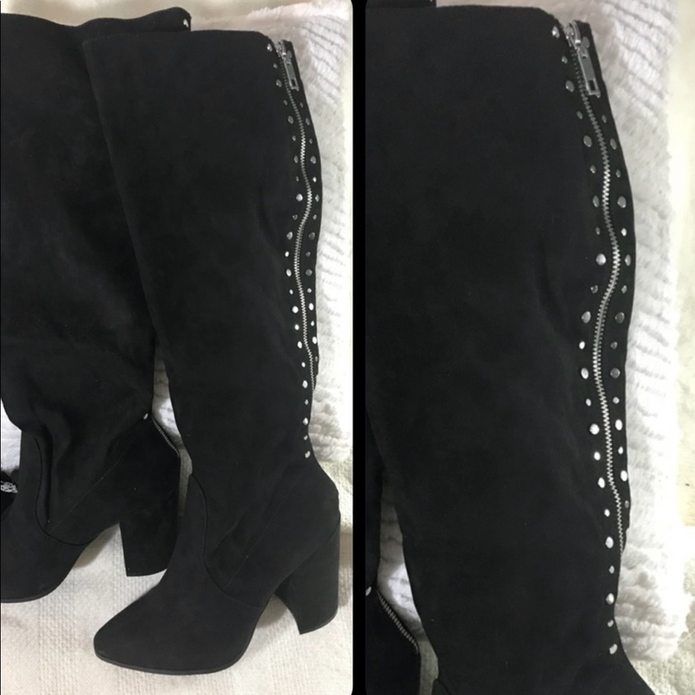 NWB Dolcetta Black knee high boots